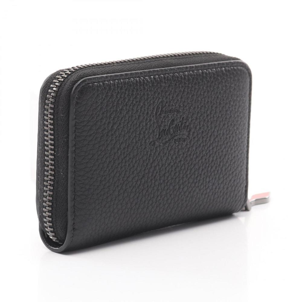 Christian Louboutin PANETTONE wallet/coin case, leather, women's, black, 3175223 - Picture 2 of 6
